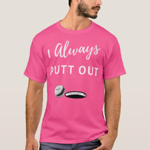 Ik zet altijd grappig golf uit t-shirt