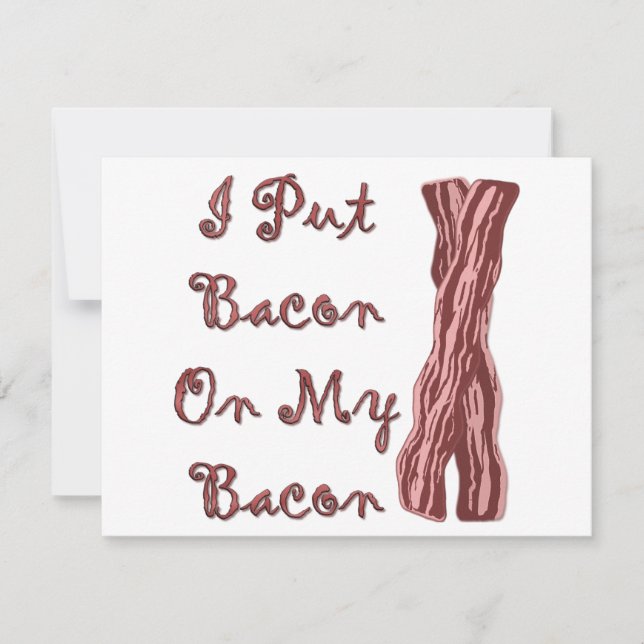 Ik zet Bacon op mijn rug (Voorkant)
