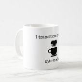 Ik zet cafeïne om in de Mok Boeken (Voorkant links)