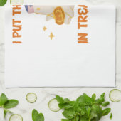 Ik zet de behandeling in Retro Funny Nurse Doctor Theedoek (Gevouwen)