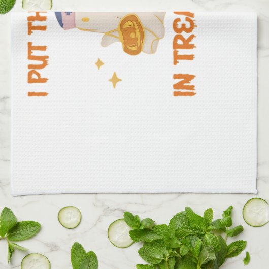 Ik zet de behandeling in Retro Funny Nurse Doctor Theedoek (Gevouwen)