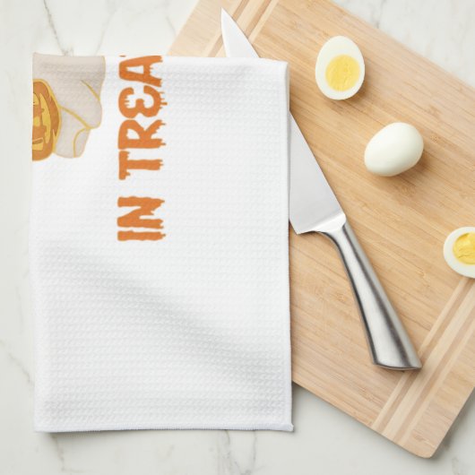 Ik zet de behandeling in Retro Funny Nurse Doctor Theedoek (Quarter Fold)