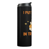 Ik zet de behandeling in Retro Funny Nurse Doctor Thermosbeker (Gedraaid links)