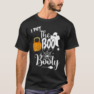 Ik zet de boe in het Shirt van Booty, halloween po