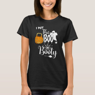 Ik zet de boe in het Shirt van Booty, halloween po