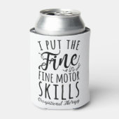 Ik zet de boete in de fijne motoriek blikjeskoeler (Blikje Voorkant)