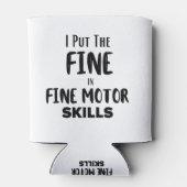 Ik zet de boete in 'Fine Motor Skills' Blikjeskoeler (Achterkant)