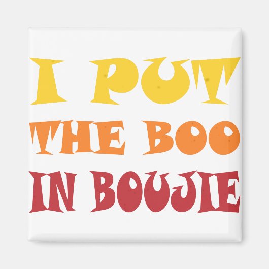 Ik zet de Boo in Bougie Magneet (Voorkant)