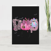 Ik Zet De Boo In Boujee Grappige Luipaard Boujie G Kaart (Voorkant)