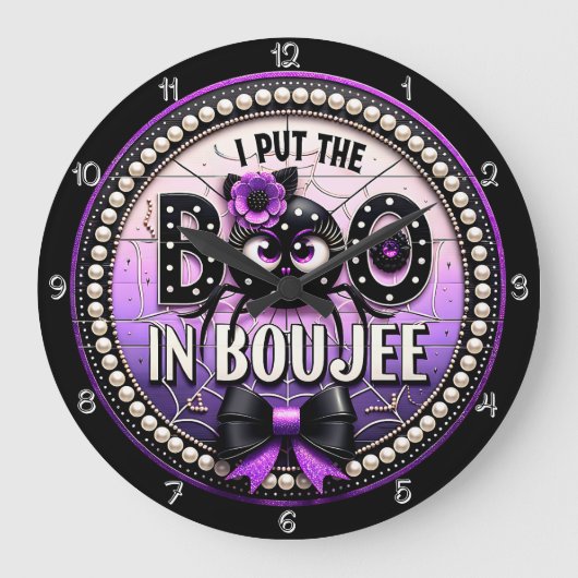 Ik zet de Boo in Boujee Grote Klok (Voorkant)