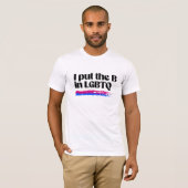 Ik zet de H in LGBTQ T-shirt (Voorkant volledig)