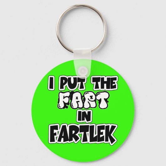 Ik zet de kunst in de fart. sleutelhanger (Voorkant)