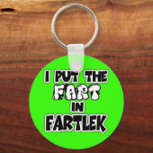 Ik zet de kunst in de fart. sleutelhanger (Voorkant)