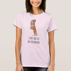 Ik zet de Lit in de literatuur - Boek Maniak Shirt