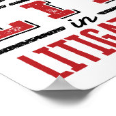 Ik zet de Lit in de rechtszaak van de advocaat Poster (Hoek)