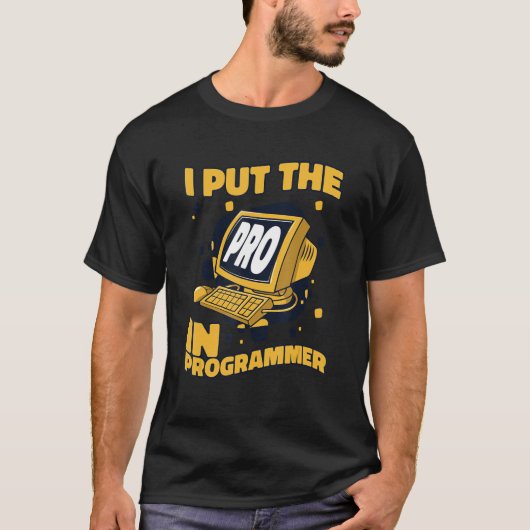 Ik zet de Pro in de volledige Stapelsoftware van d T-shirt (Voorkant)