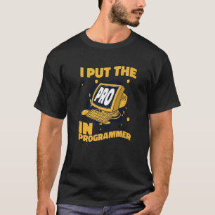 Ik zet de Pro in de volledige Stapelsoftware van d T-shirt