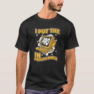 Ik zet de Pro in de volledige Stapelsoftware van d T-shirt