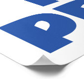 Ik zet de Rince in Princess Black Hair Irish Dance Poster (Hoek)