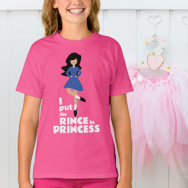 Ik zet de Rince in Princess Black Hair Irish Dance T-shirt
