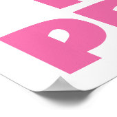 Ik zet de Rince in Princess Blond Hair Irish Dance Poster (Hoek)