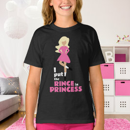 Ik zet de Rince in Princess Blond Hair Irish Dance T-shirt