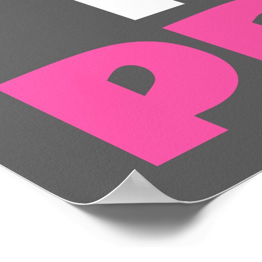 Ik zet de Rince in Princess Irish Dance Poster (Hoek)