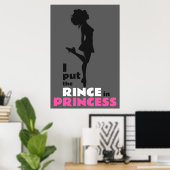 Ik zet de Rince in Princess Irish Dance Poster (Thuiskantoor)