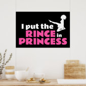 Ik zet de Rince in Princess Irish Dance Poster (Keuken)