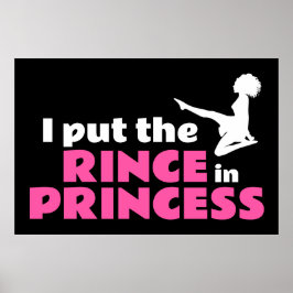 Ik zet de Rince in Princess Irish Dance Poster