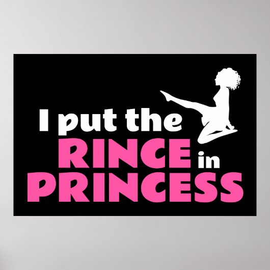 Ik zet de Rince in Princess Irish Dance Poster (Voorkant)