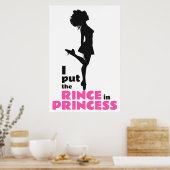 Ik zet de Rince in Princess Irish Dance Poster (Keuken)