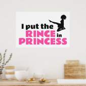 Ik zet de Rince in Princess Irish Dance Poster (Keuken)