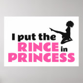 Ik zet de Rince in Princess Irish Dance Poster (Voorkant)