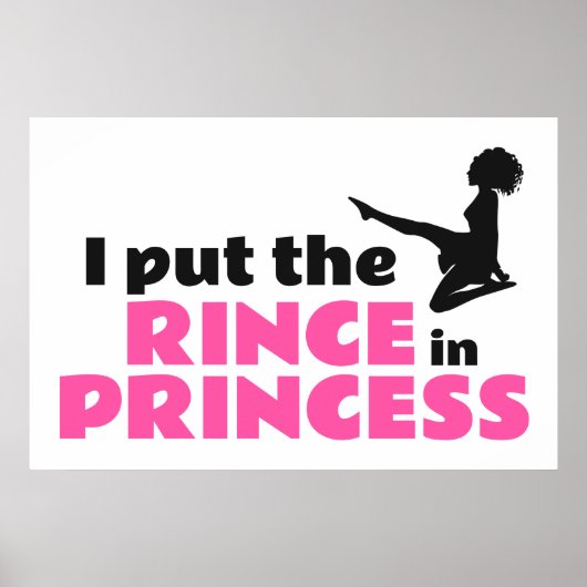 Ik zet de Rince in Princess Irish Dance Poster (Voorkant)