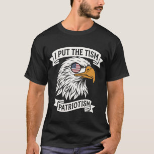 Ik Zet De Tism In Patriotisme T-shirt Grappige Kal