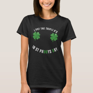 Ik zet de Triple DS St Paddys Day Offensive Volwas T-shirt