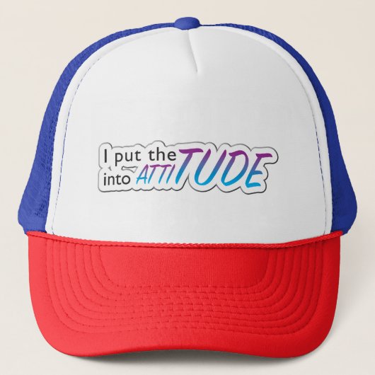 Ik zet de Tude in Attitude Trucker Pet (Voorkant)