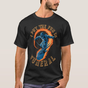 Ik zet de vuurwapen in de begrafenis van de begraf t-shirt