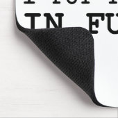 Ik zet de woordspeling in begrafenis muismat (Hoek)