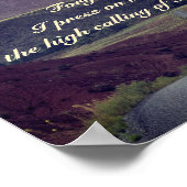 Ik zet door naar het doel van de Filippijnen Bijbe Poster (Hoek)