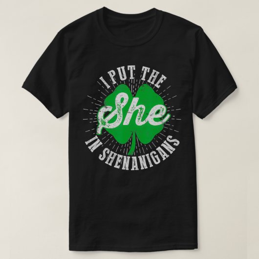 Ik zet haar in de schimmels... t-shirt (Design voorkant)