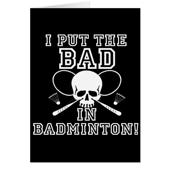 Ik zet het bad in Badminton (Voorkant)