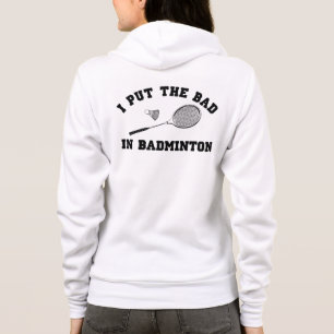 Ik zet het bad in Badminton Hoodie