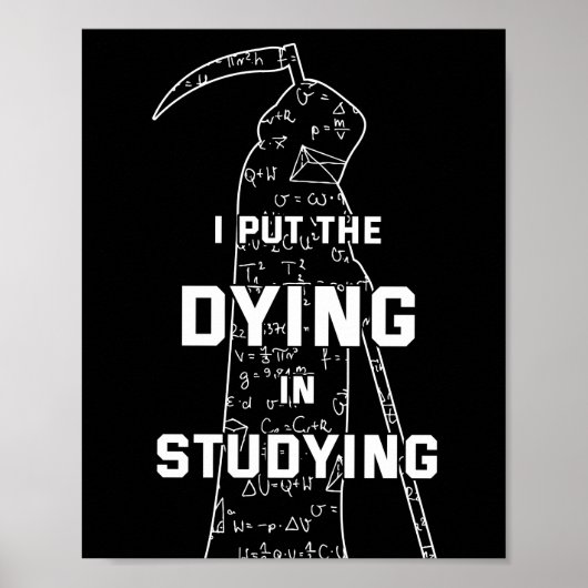 Ik zet het dobbelen in de studie. poster (Voorkant)