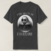 Ik zet het LIT in de literatuur T-shirt (Design voorkant)