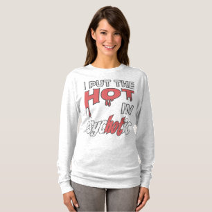 Ik zet het warm in psychotisch t-shirt