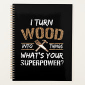 Ik zet hout om in Dingen Carpenter Woodworking Planner (Voorkant)