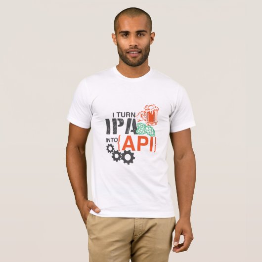 Ik zet IPA om in API T-shirt (Voorkant volledig)