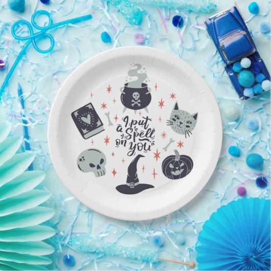 Ik zet je een spelletje. papieren bordje (Feest)